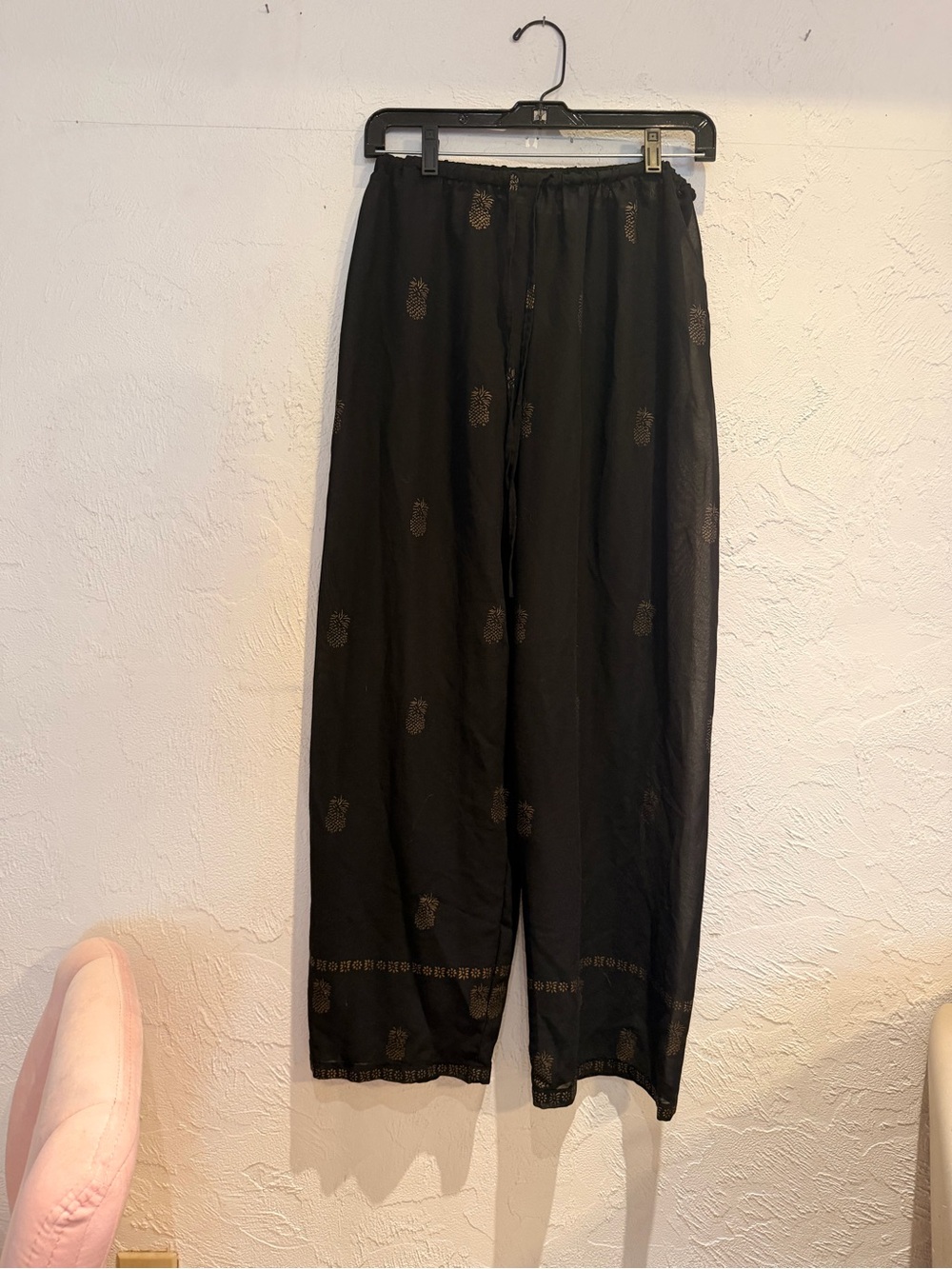 Lightweight Black Women's Swim Coverup Pants